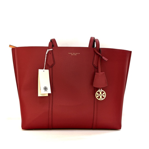 Tory Burch Triple Compartment Zippered Laptop Tote Bag Fits up to a 16" Laptop - Picture 1 of 8